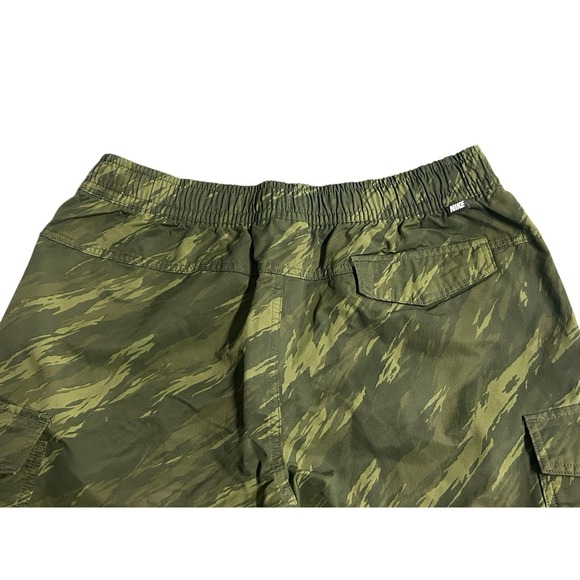 Nike Pants Mens Large Green Camo Utility Unlined Woven Cargo Zip Fly DM0099-355 - Picture 11 of 16